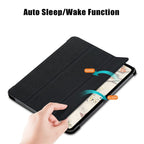 PU-läderfodral med vikfunktion och stativ iPad Air 11 Grön