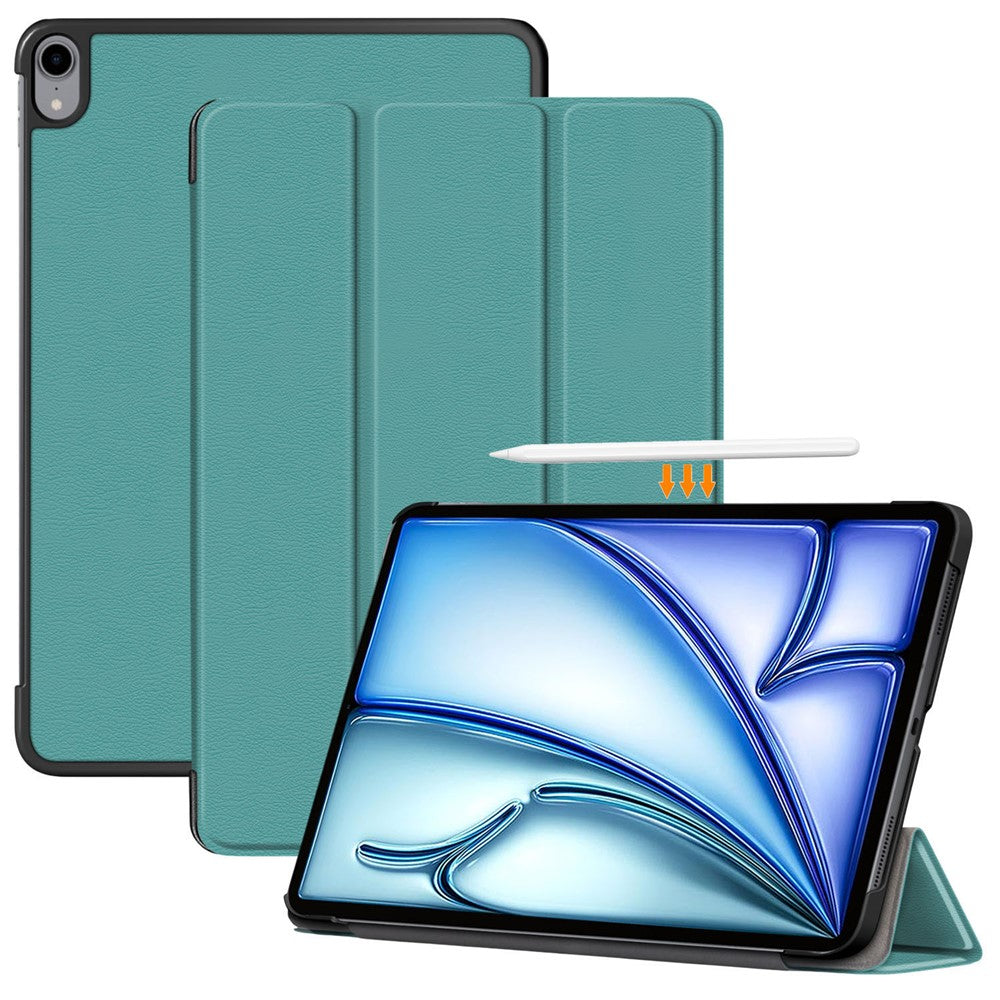 PU-läderfodral med vikfunktion och stativ-iPad-2 Form