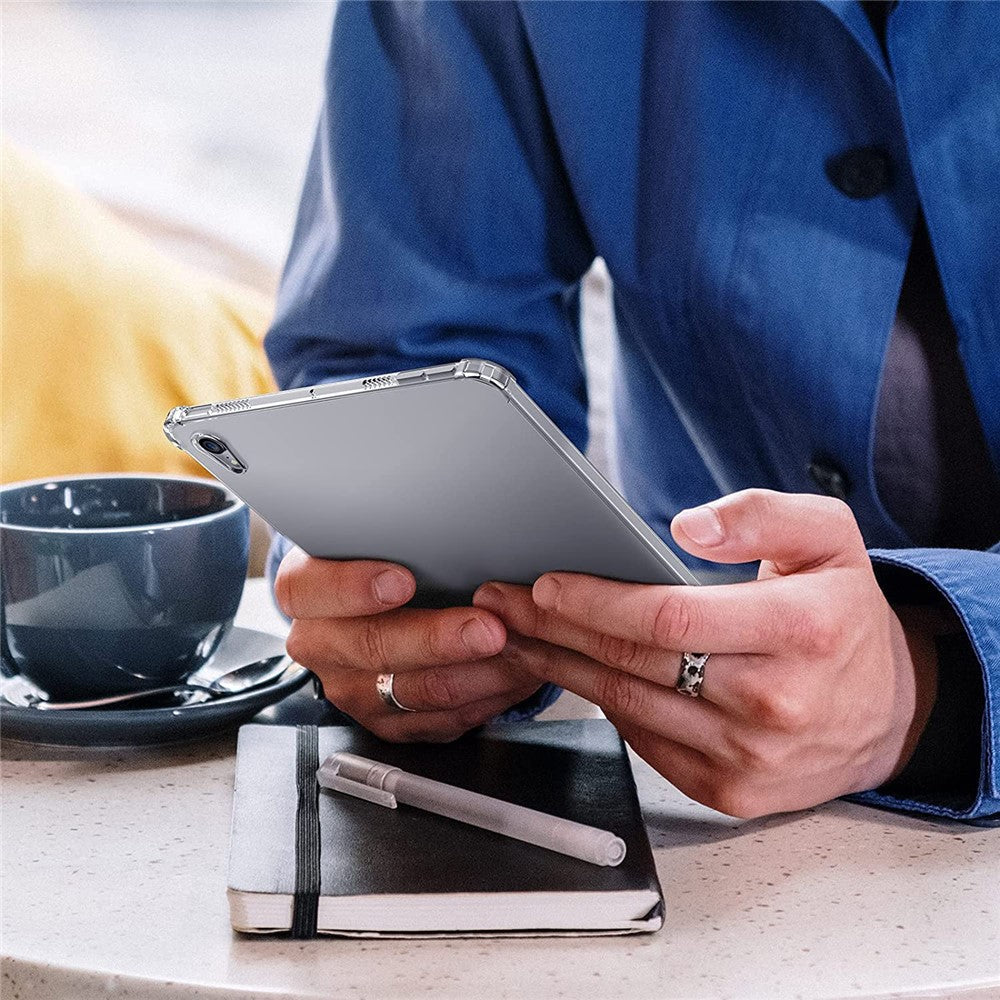 Transparent TPU-fodral med stöttåliga hörn-iPad-2 Form