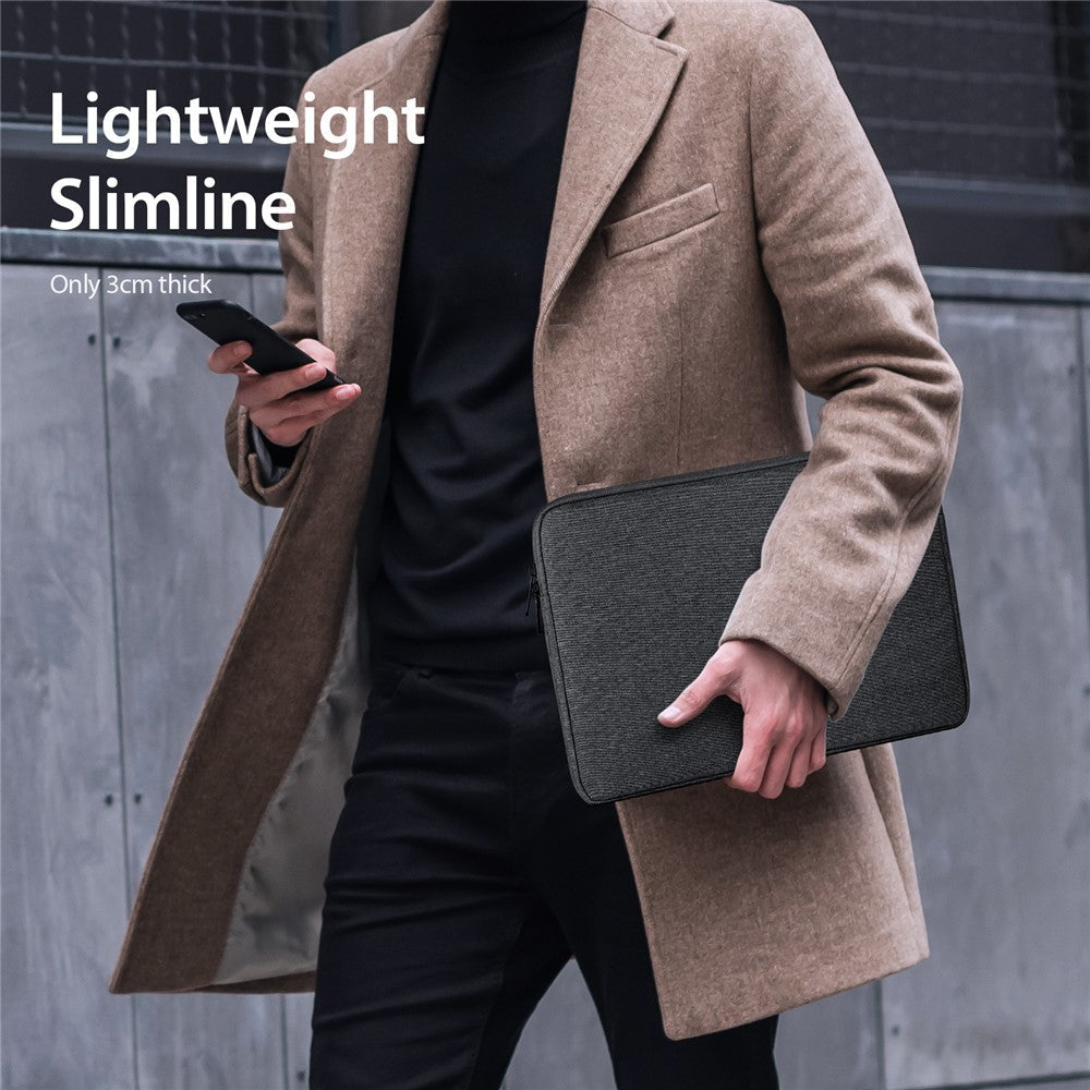 Laptopväska med mjuk insida och stilren design MacBook Pro 14, MacBook Pro 15 Svart