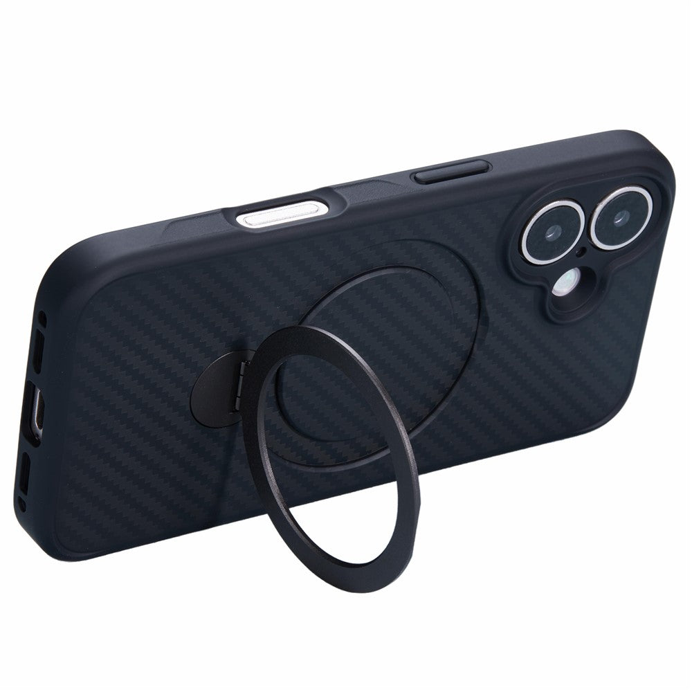 MagSafe-skal med kolfibermönster och stativ-iPhone-2 Form