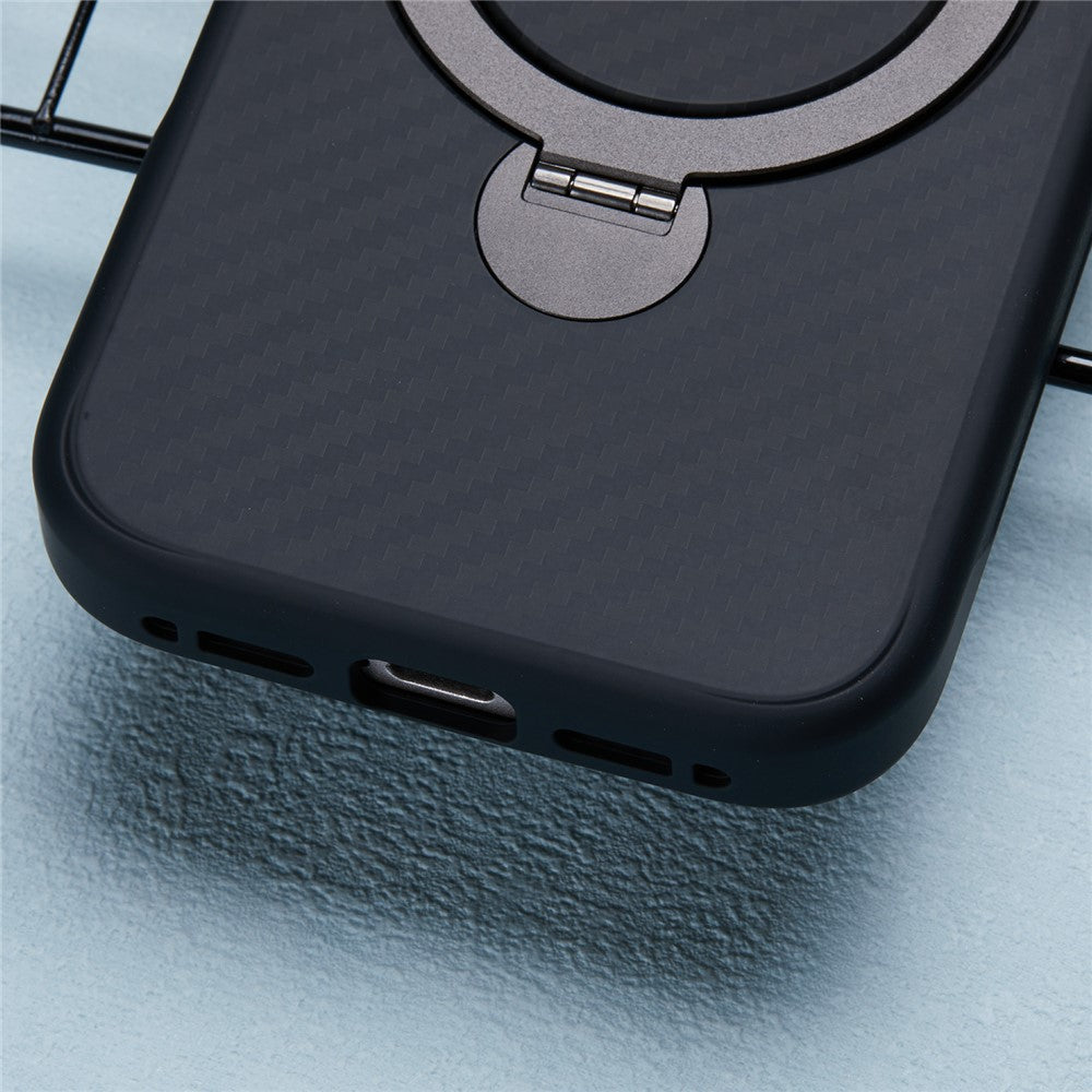 MagSafe-skal med kolfibermönster och stativ-iPhone-2 Form