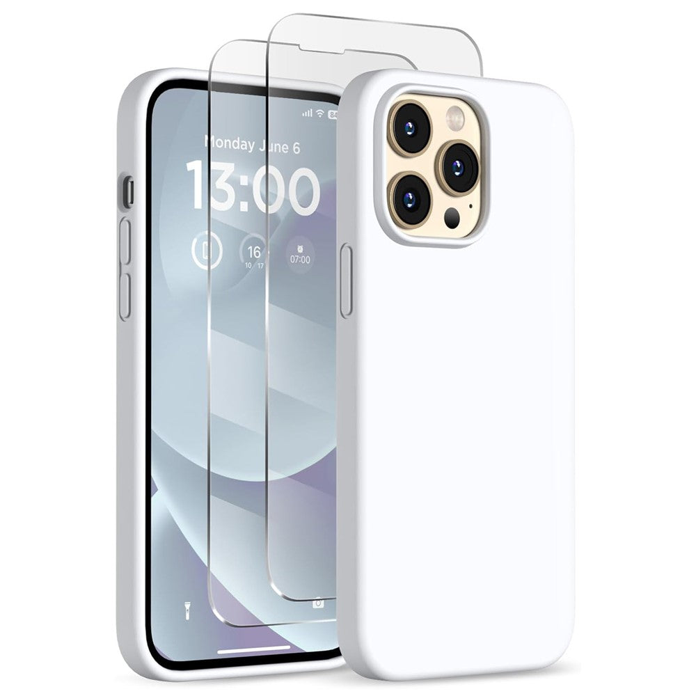 MagSafe-silikonskal med dubbla skärmskydd-iPhone-2 Form