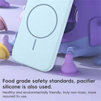 MagSafe-skal i flytande silikon med mjuk yta iPhone 15 Pro Vit