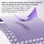 MagSafe-skal i flytande silikon med mjuk yta iPhone 15 Pro Ljuslila