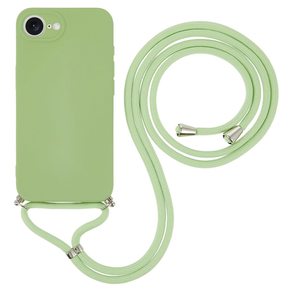 Stöttåligt TPU-skal med axelrem iPhone 16e Orange