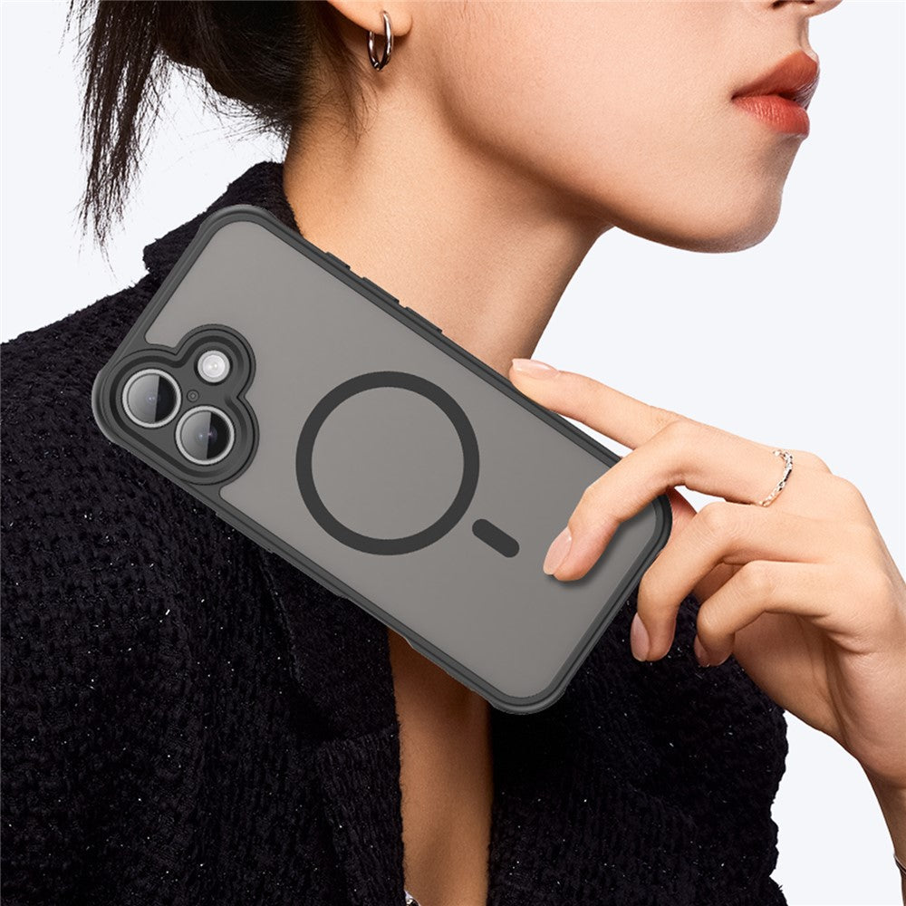 MagSafe-kompatibelt hybridskal med stötskydd iPhone 17 Lila