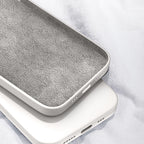 TPU-skal med raka kanter och förstärkt skydd iPhone 17 Pro Max Beige