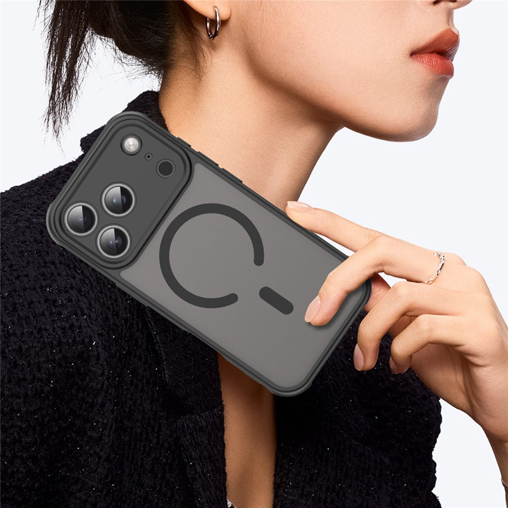 MagSafe-kompatibelt stöttåligt hybridskal iPhone 17 Pro Blå