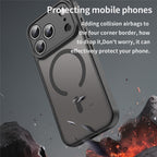 MagSafe-kompatibelt stöttåligt hybridskal iPhone 17 Pro Grön