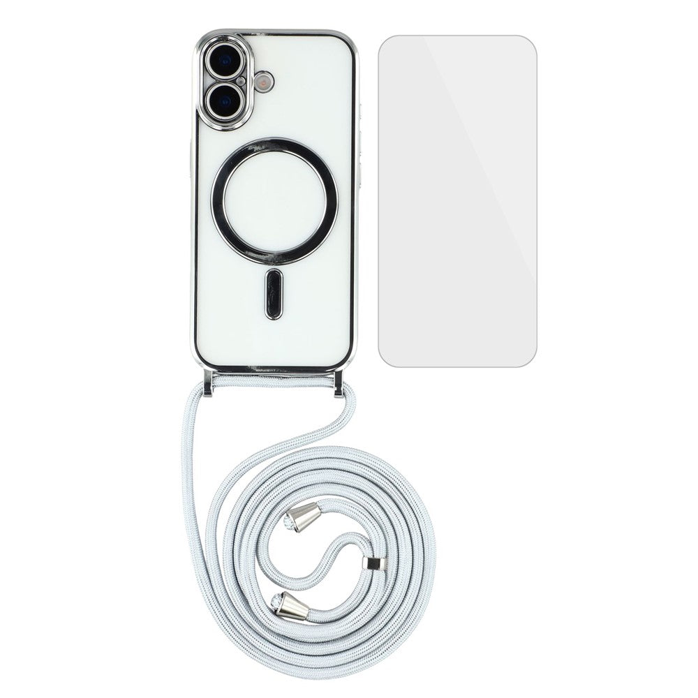 MagSafe-skal med metallkant, skärmskydd och axelrem-iPhone-2 Form