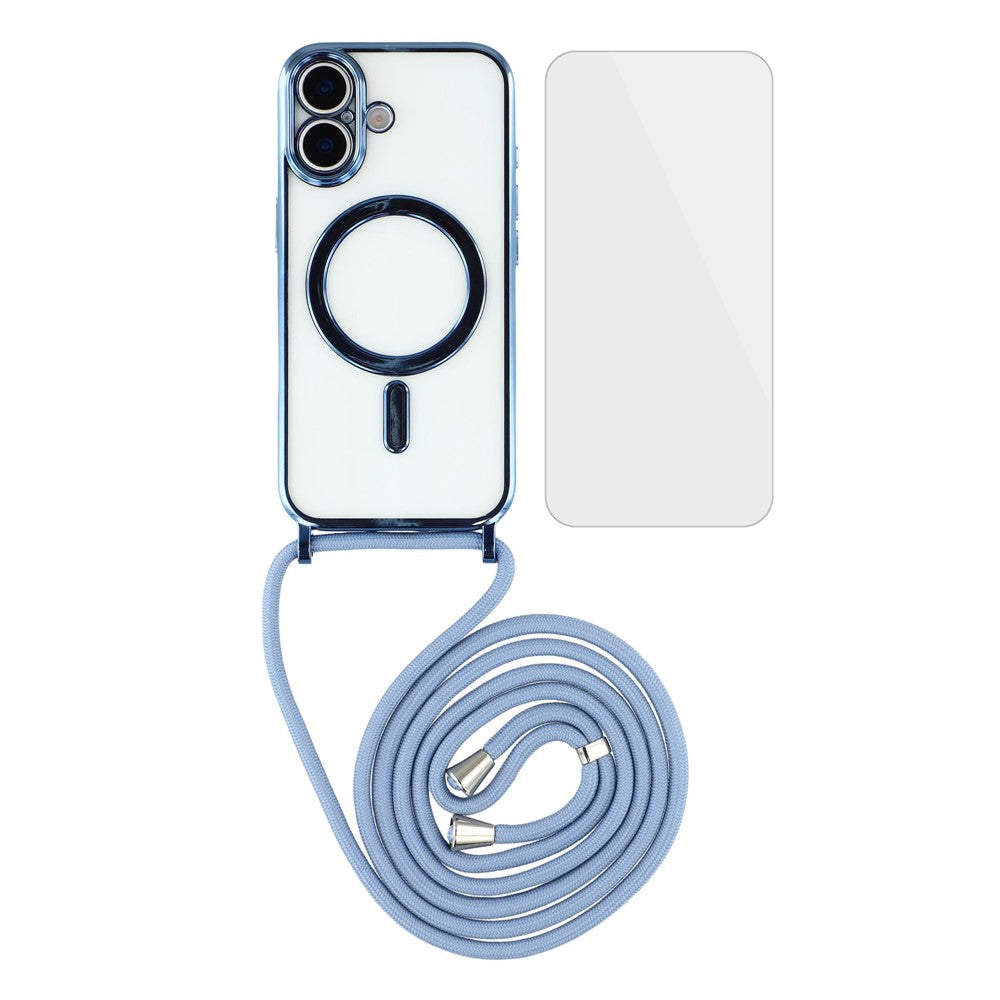 MagSafe-skal med metallkant, skärmskydd och axelrem-iPhone-2 Form