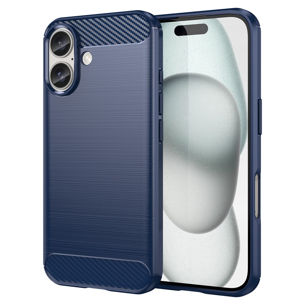 Kolfibermönstrat borstat skyddsskal-iPhone-2 Form