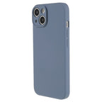 Silikonskal med mjuk insida i färgglad design iPhone 15 Babyblå