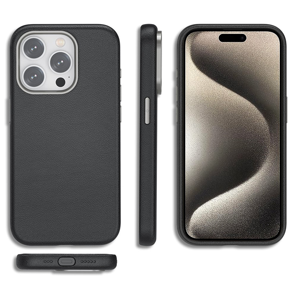 MagSafe-skal i TPU och PU-läder med tunn passform-iPhone-2 Form