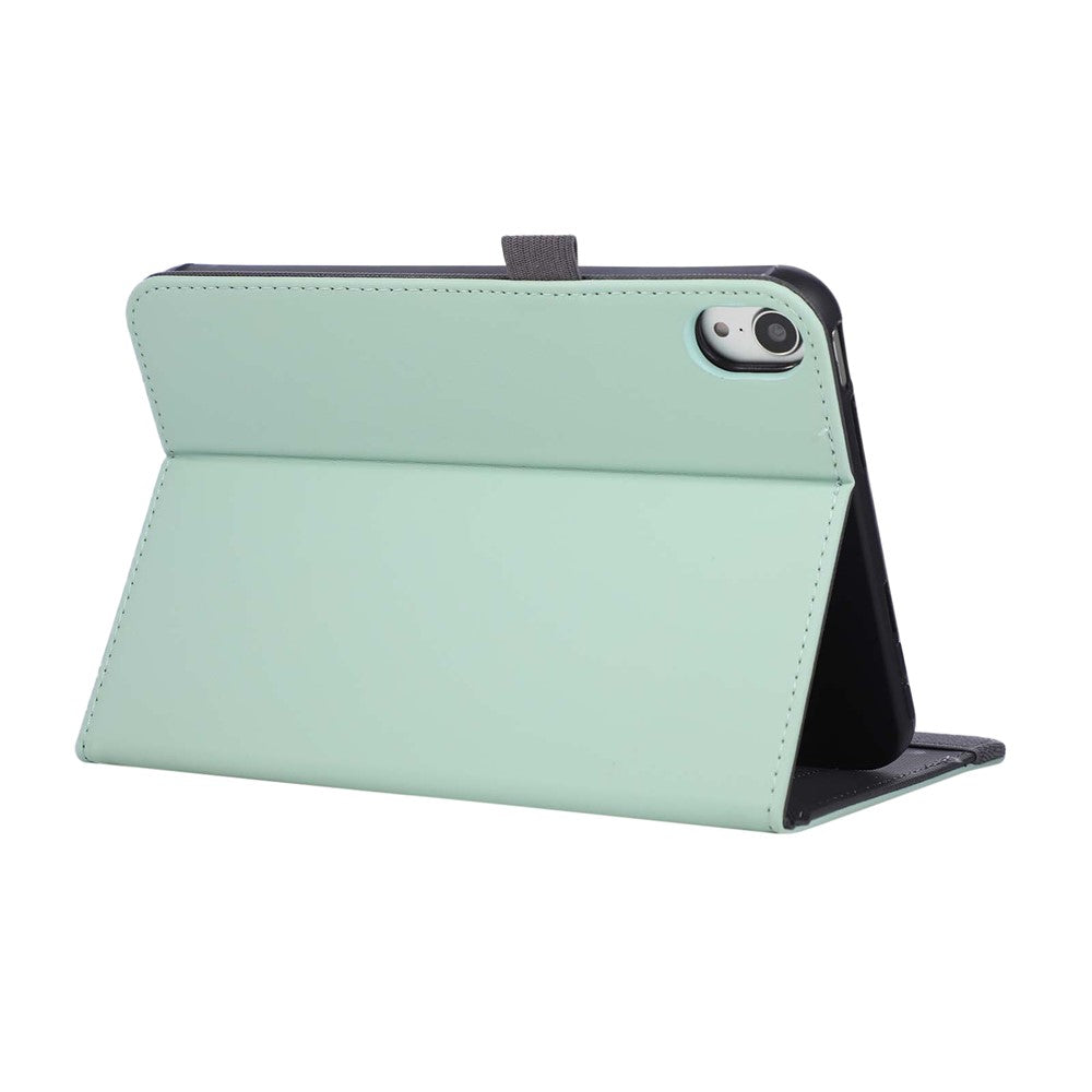 Läderfodral med handrem och vikbart stativ iPad mini Orange