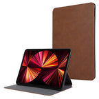 PU-läderfodral med auto-väckning och stativfunktion iPad Air 11, iPad Pro 11 Brun