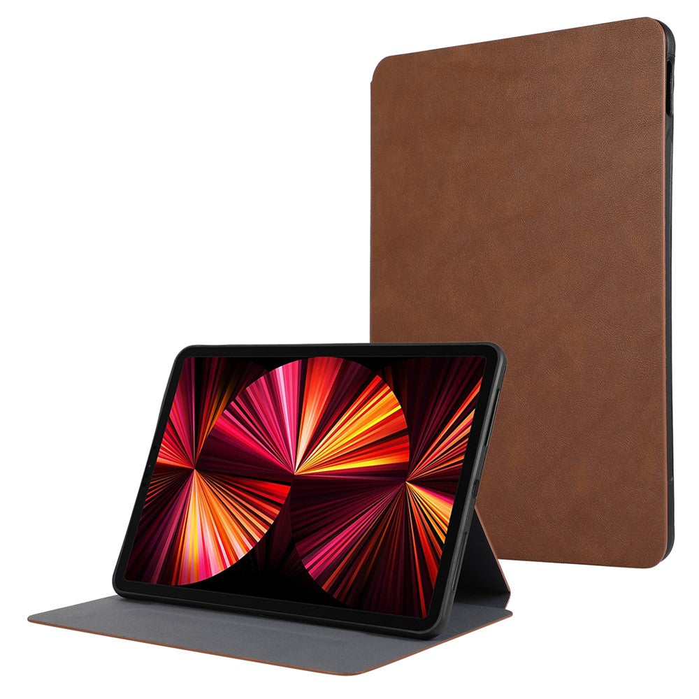 PU-läderfodral med auto-väckning och stativfunktion iPad Air 11, iPad Pro 11 Brun