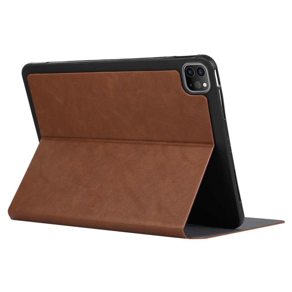 PU-läderfodral med auto-väckning och stativfunktion iPad Air 11, iPad Pro 11 Röd