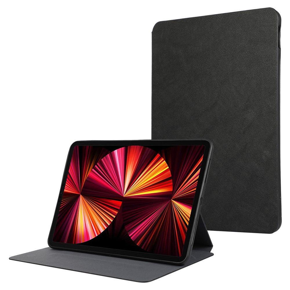 PU-läderfodral med auto-väckning och stativfunktion-iPad-2 Form