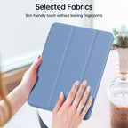 Tri-fold fodral i läder och TPU-iPad-2 Form