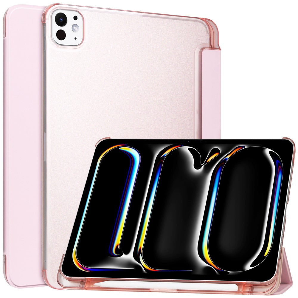 PU-läderfodral med matt baksida och pennfack-iPad-2 Form