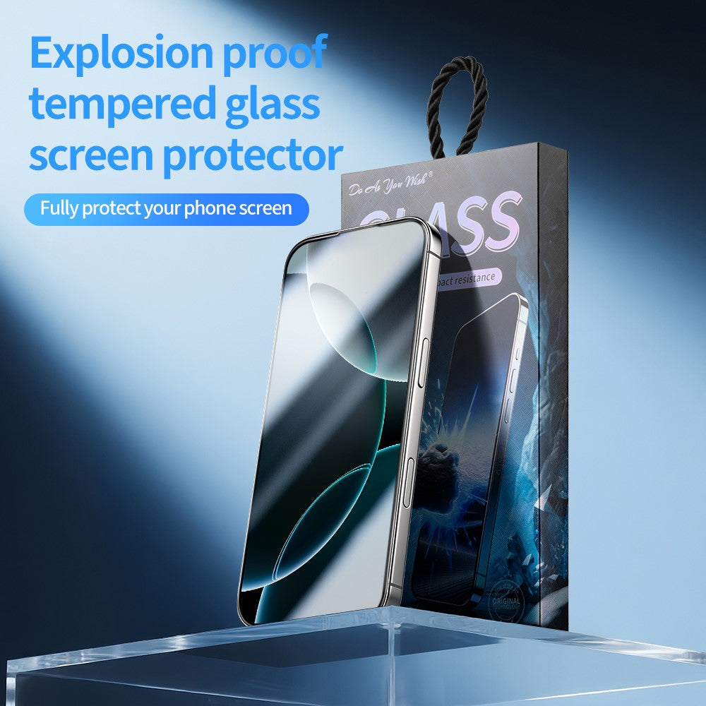 Skärmskydd i glas med silkestryck-iPhone-2 Form