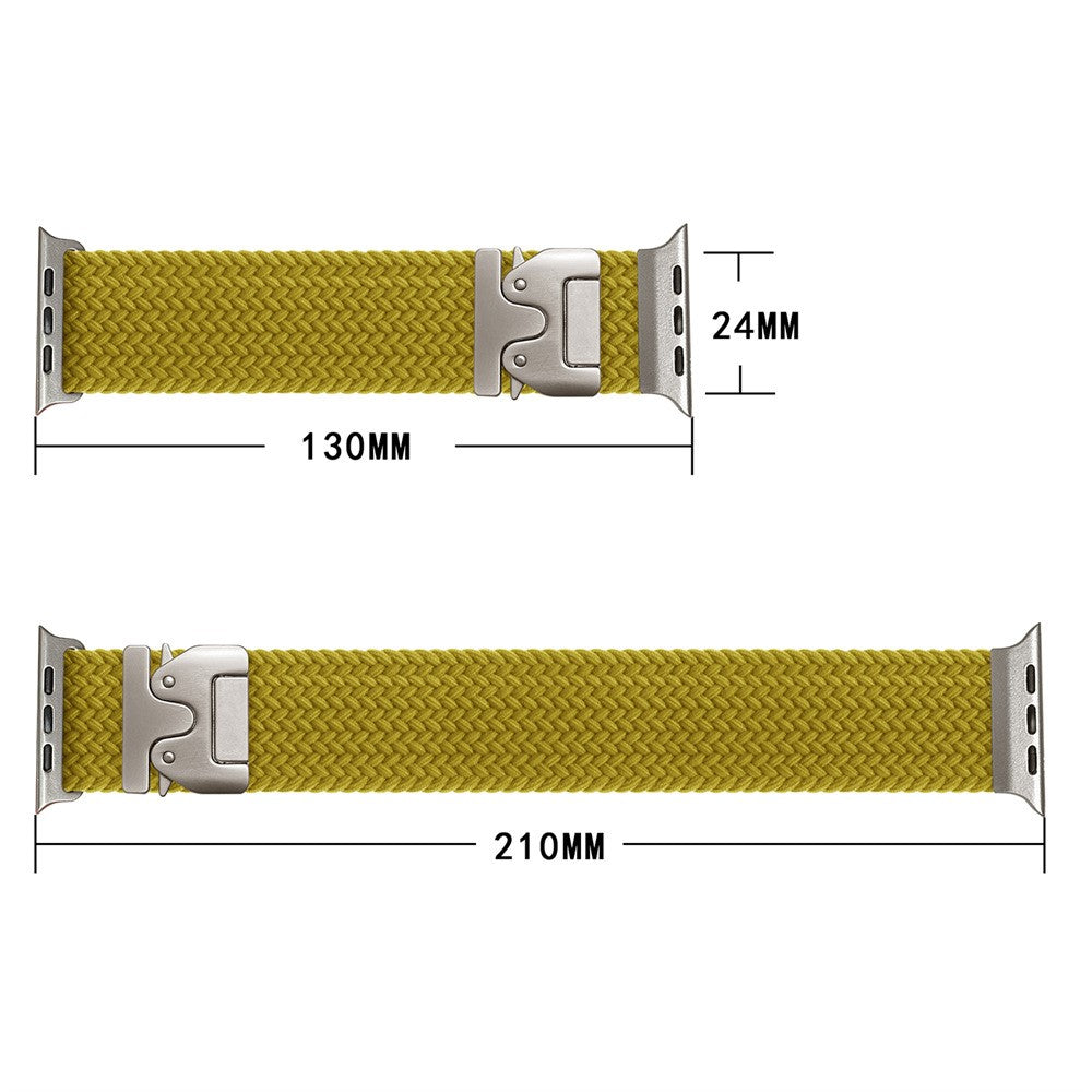 Flätat nylonarmband med fallskärms­spänne-Apple Watch-2 Form