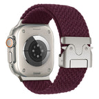 Flätat nylonarmband med fallskärms­spänne-Apple Watch-2 Form