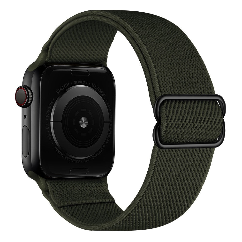 Vävt polyesterarmband med justerbar passform-Apple Watch-2 Form