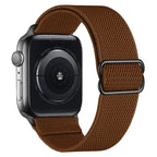 Vävt polyesterarmband med justerbar passform-Apple Watch-2 Form
