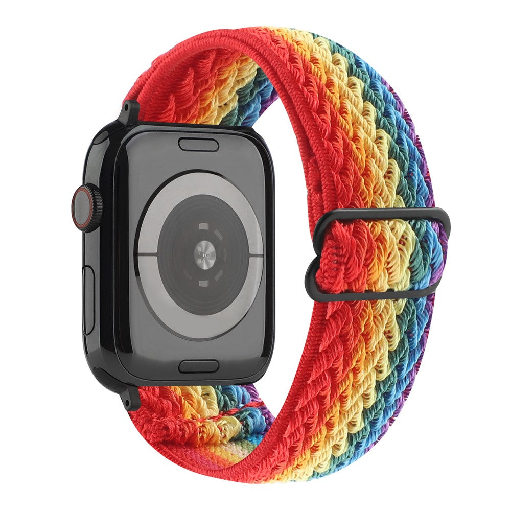 Vågmönstrat nylonarmband med justerbar rem-Apple Watch-2 Form