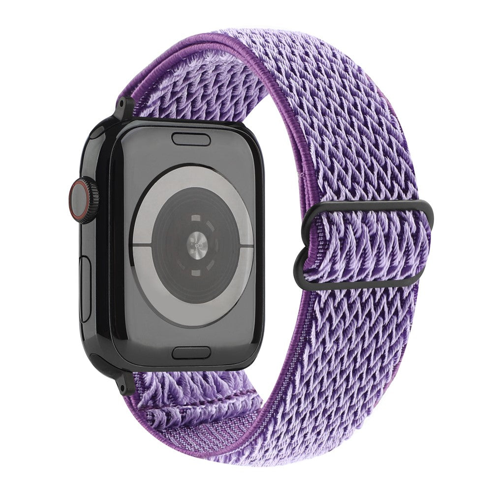 Vågmönstrat nylonarmband med justerbar rem-Apple Watch-2 Form