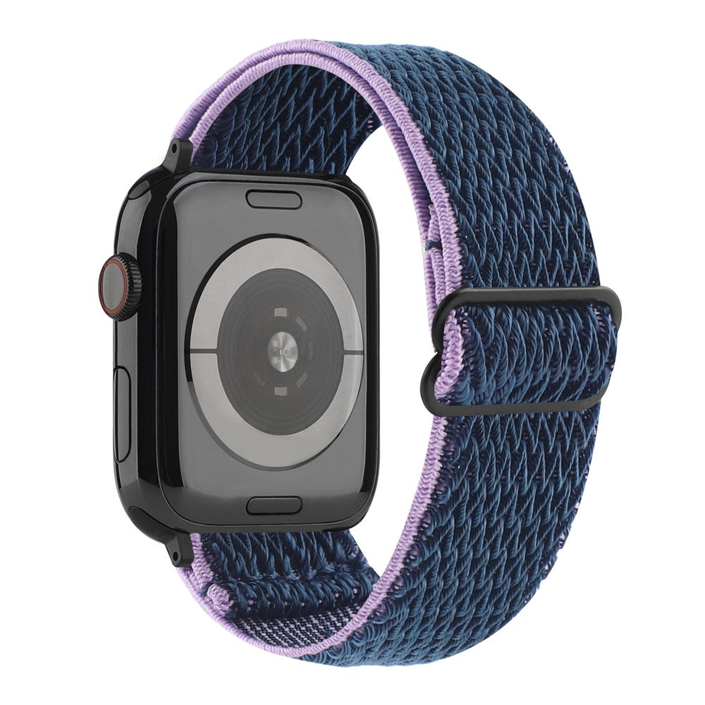 Vågmönstrat nylonarmband med justerbar rem-Apple Watch-2 Form