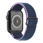Vågmönstrat nylonarmband med justerbar rem-Apple Watch-2 Form