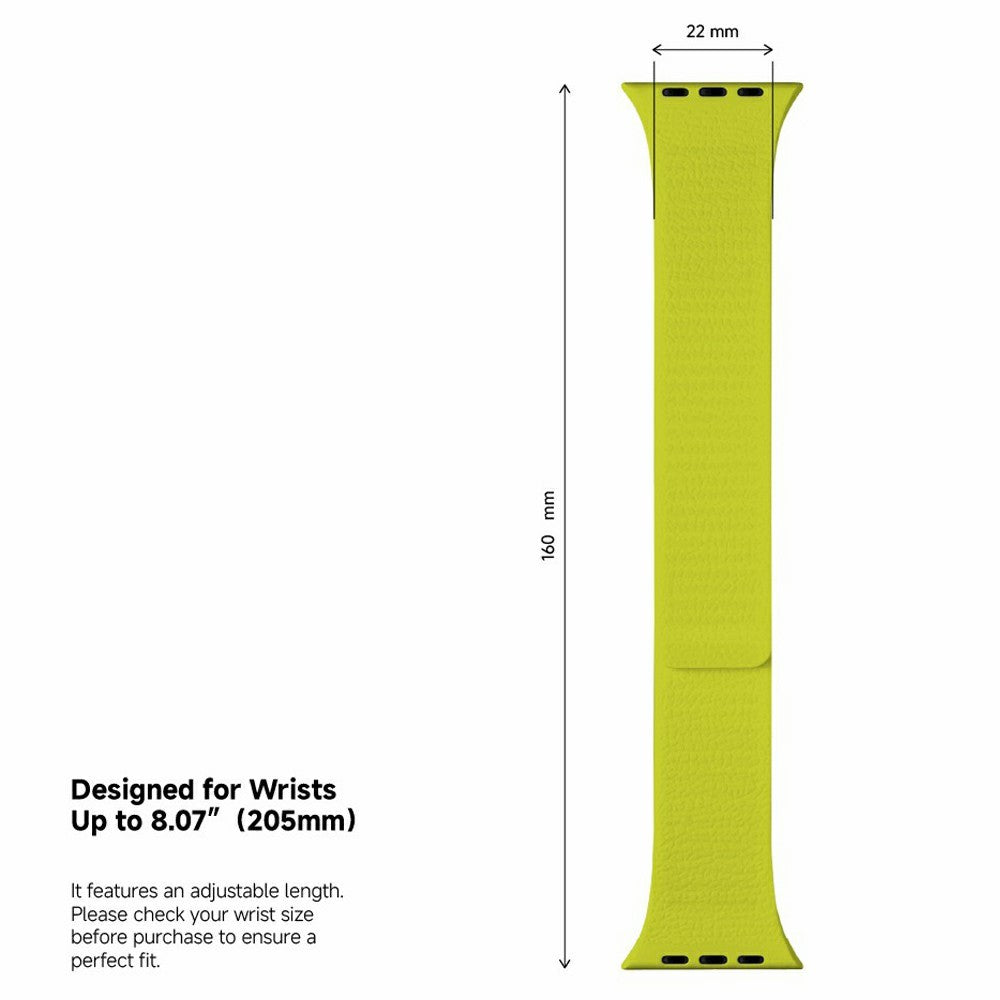 Magnetiskt silikonarmband med litchimönster Apple Watch SE 44 mm, Apple Watch Series 1 42 mm, Apple Watch Series 10 46 mm, Apple Watch Series 11 46 mm, Apple Watch Series 2 42 mm, Apple Watch Series 3 42 mm, Apple Watch Series 4 44 mm, Apple Watch Series 5 44 mm, Apple Watch Series 6 44 mm, Apple Watch Series 7 45 mm, Apple Watch Series 8 45 mm, Apple Watch Series 9 45 mm, Apple Watch Ultra 2 49 mm, Apple Watch Ultra 3 49 mm Lila