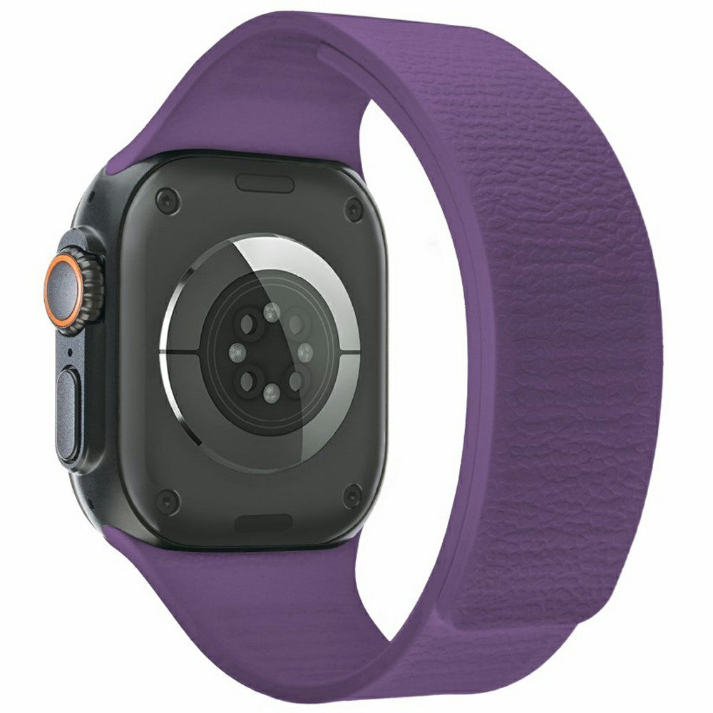 Magnetiskt silikonarmband med litchimönster-Apple Watch-2 Form