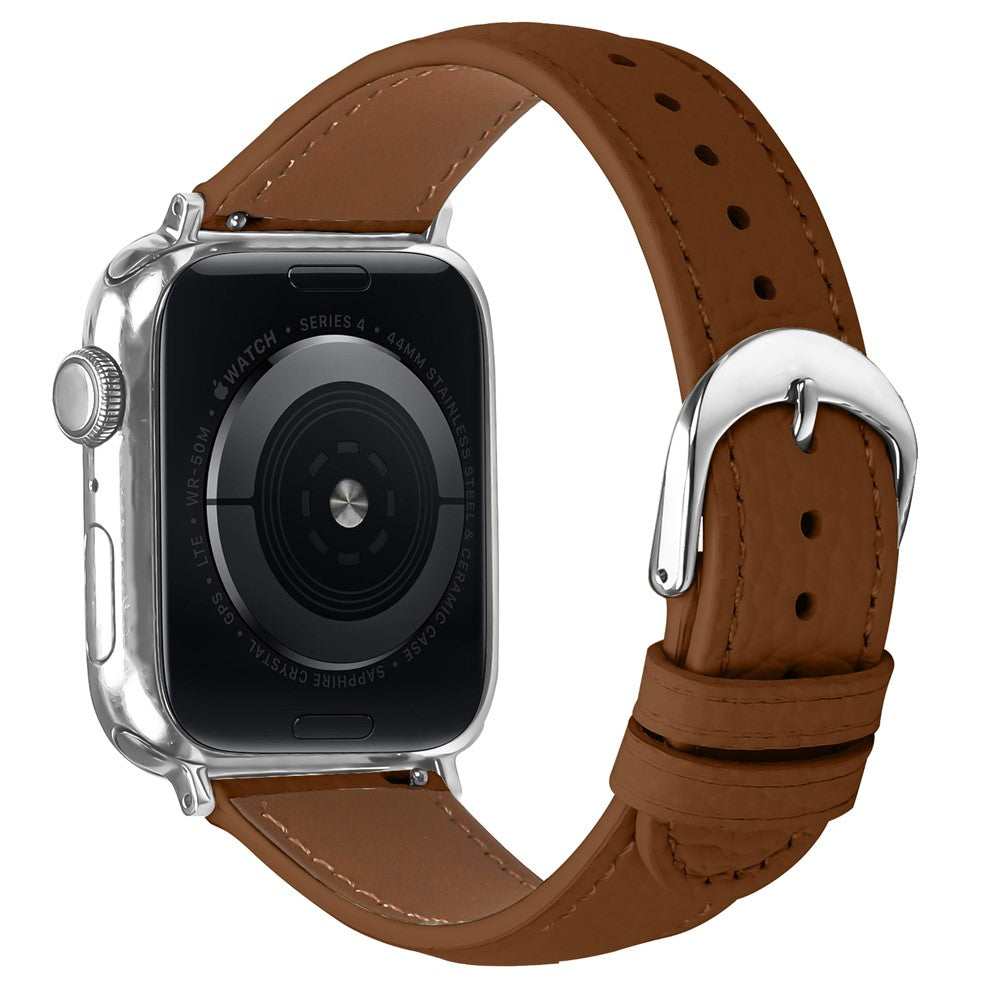 PU-läderarmband med litchimönster-Apple Watch-2 Form