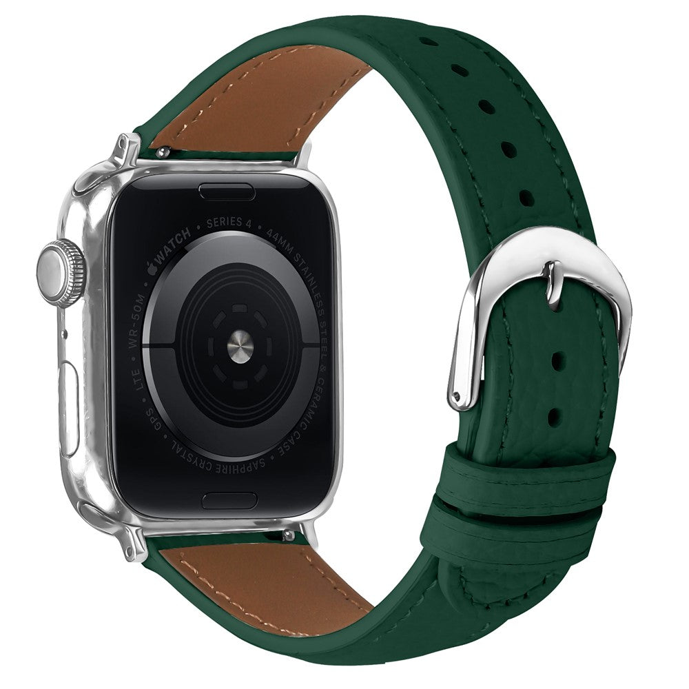 PU-läderarmband med litchimönster-Apple Watch-2 Form