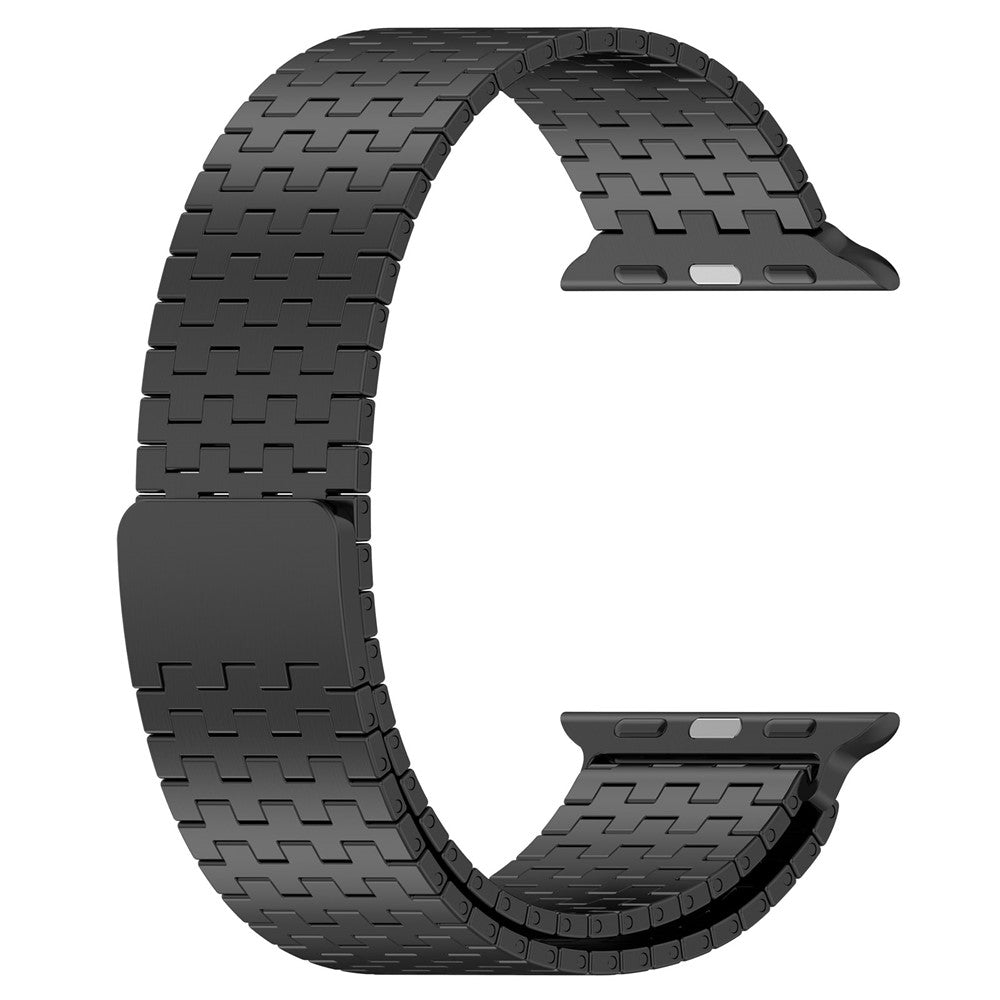 Magnetiskt stålarmband för Apple Watch Apple Watch SE 40 mm, Apple Watch Series 1 38 mm, Apple Watch Series 10 42 mm, Apple Watch Series 11 42 mm, Apple Watch Series 2 38 mm, Apple Watch Series 3 38 mm, Apple Watch Series 4 40 mm, Apple Watch Series 5 40 mm, Apple Watch Series 6 40 mm, Apple Watch Series 7 41 mm, Apple Watch Series 8 41 mm Guld