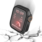 Skyddsram i PC med skärmskydd i glas Apple Watch Series 10 42 mm, Apple Watch Series 11 42 mm Vit