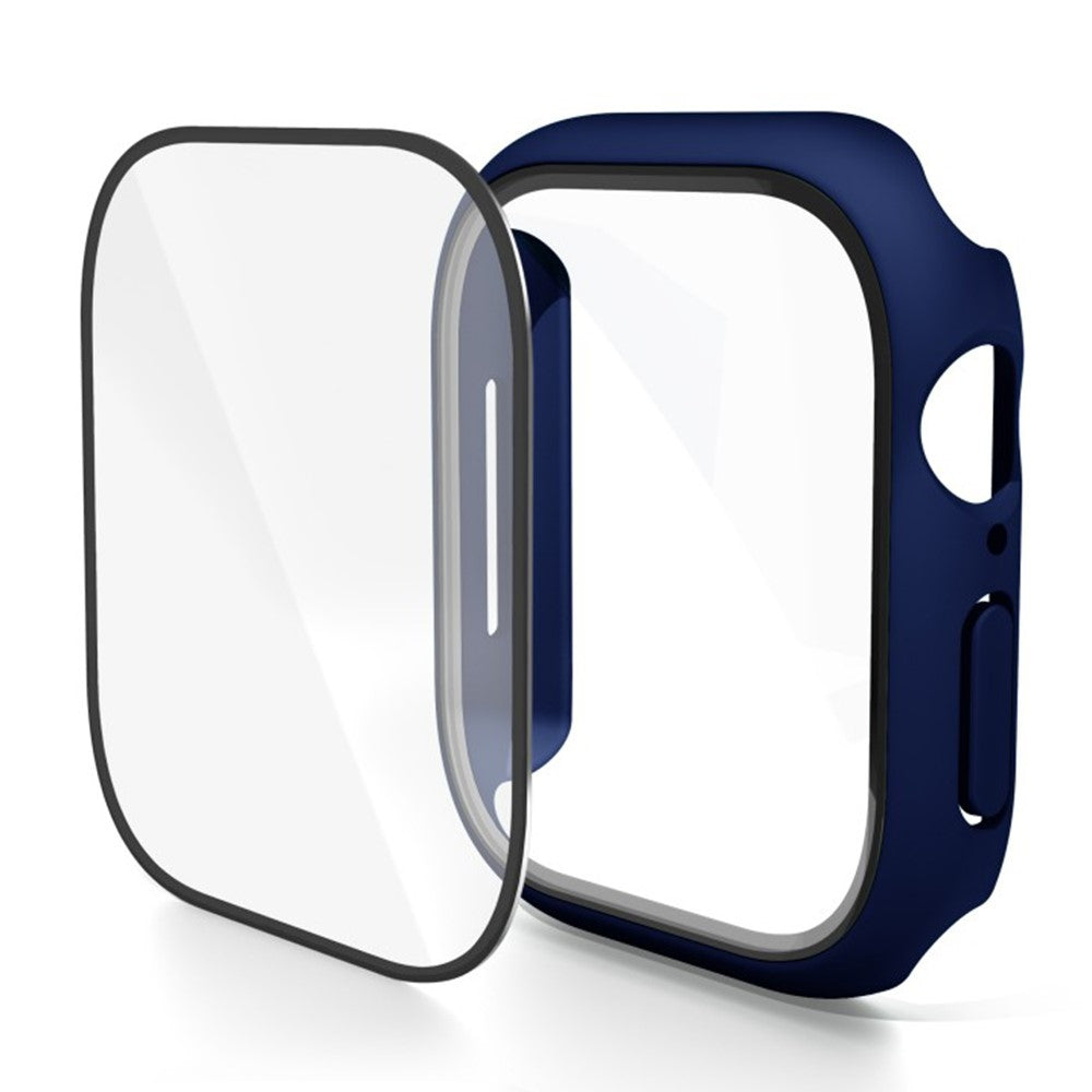 Skyddsram med härdat glas – svart Apple Watch Series 10 42 mm, Apple Watch Series 11 42 mm Vit