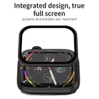 Skärmskydd i härdat glas med PC-ram Apple Watch Series 10 42 mm, Apple Watch Series 11 42 mm Stjärnljus