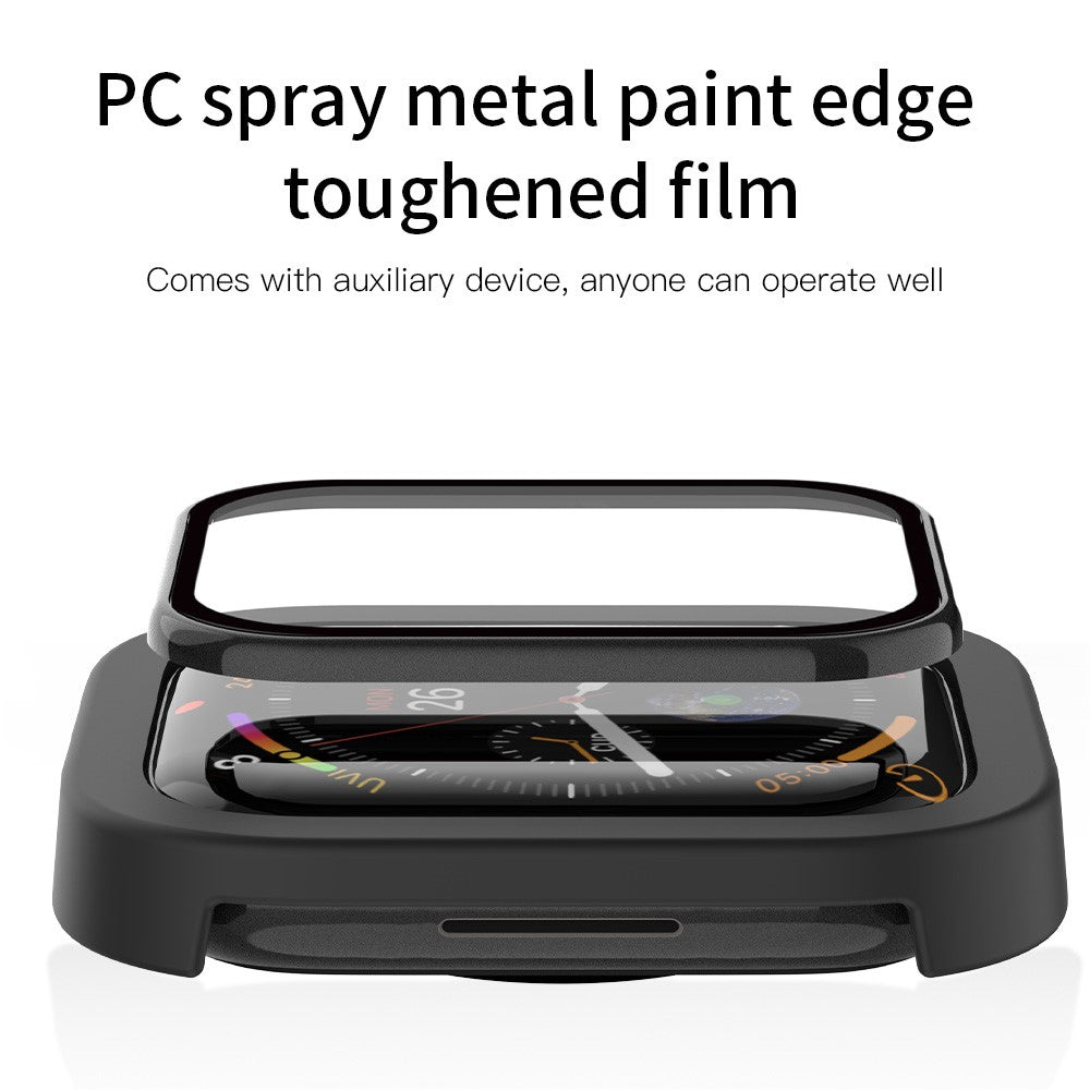 Skärmskydd i härdat glas med PC-ram-Apple Watch-2 Form