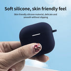 Silikonfodral med integrerat skydd och krok AirPods 4 Midnattsblå