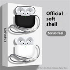 Silikonfodral med snodd och Bluetooth-skydd-AirPods-2 Form