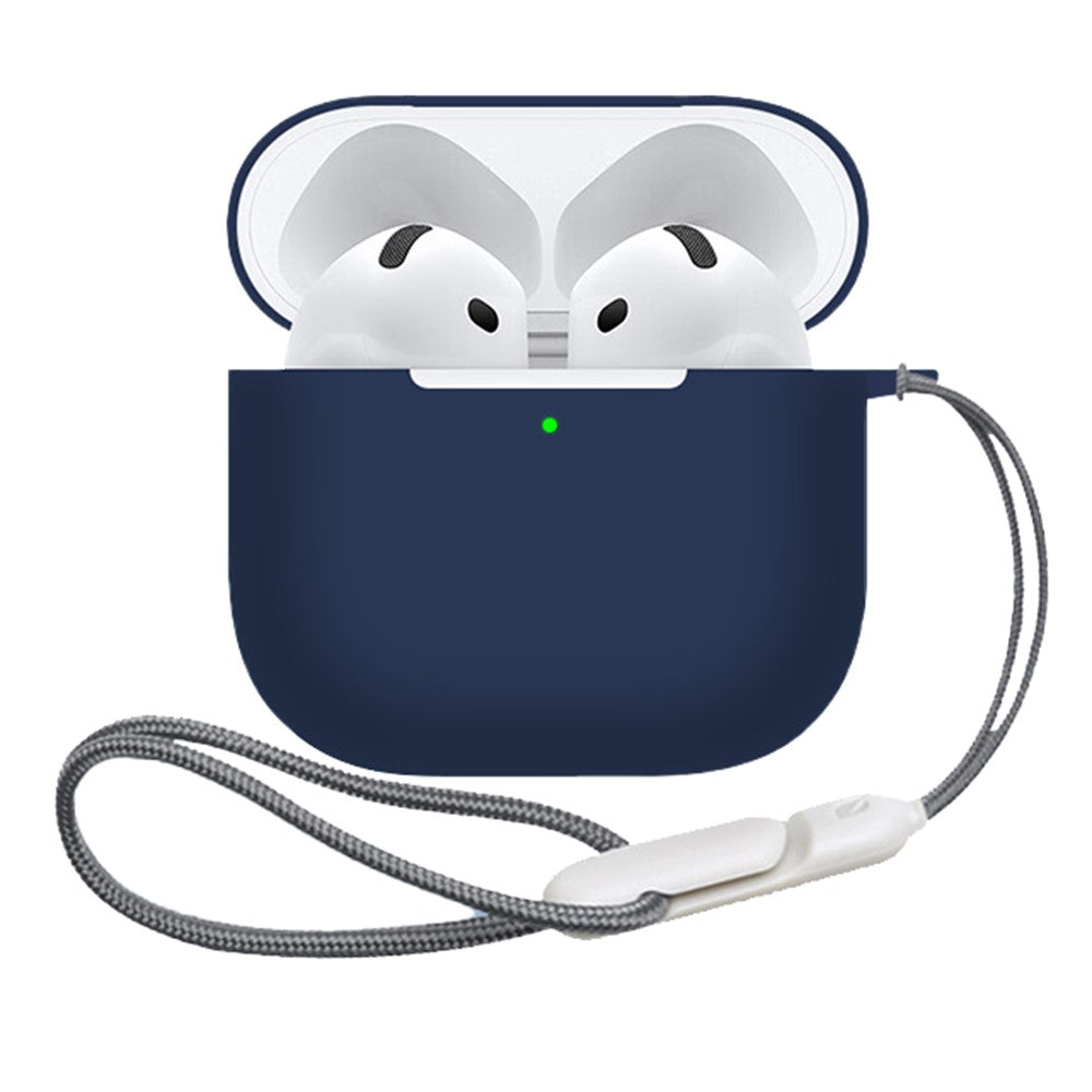Silikonfodral med snodd och Bluetooth-skydd-AirPods-2 Form
